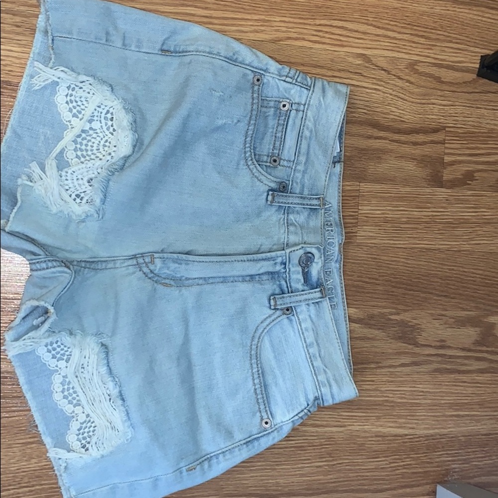 American Eagle light  blue shorts
